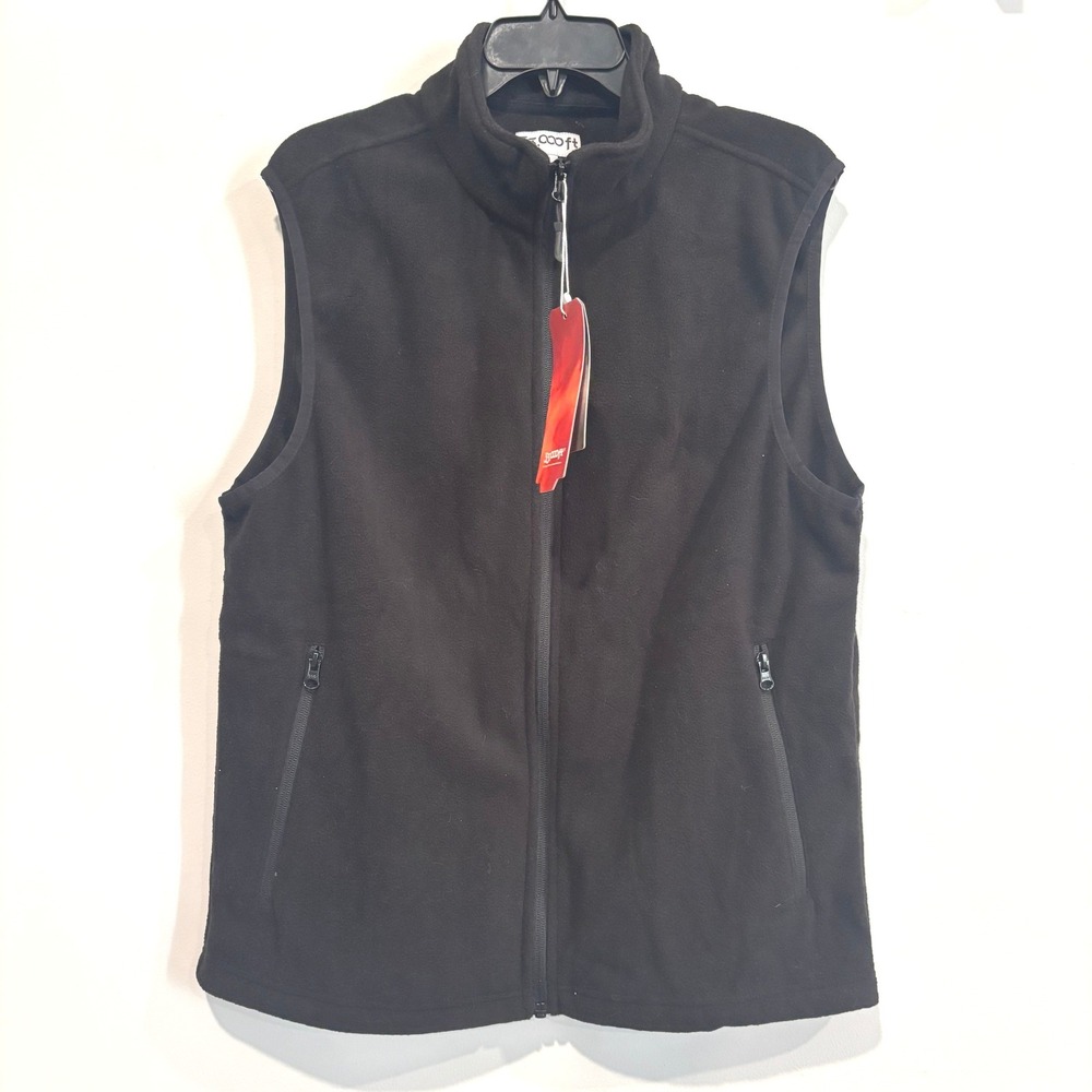 33,000ft Mens Fleece Vest Medium Full Zip Jacket Gorpcore Minimalist Fall 22026
